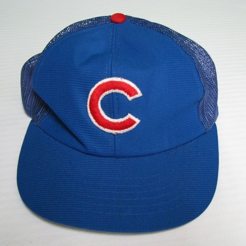 Vintage Chicago Cubs Trucker Snap-Back Hat, OSFA